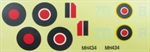 4499409 eRC DECAL SHEET: MICRO SPITFIRE